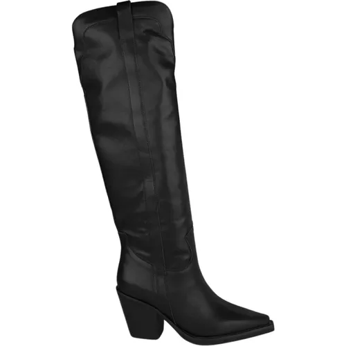 Pointed Toe Leather Ankle Boots , female, Sizes: 4 UK, 7 UK, 3 UK, 5 UK - Alma en Pena - Modalova