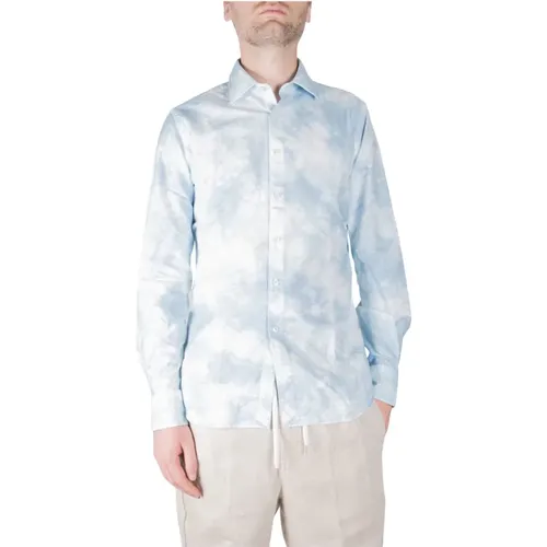 Tie Dye flower print shirt , male, Sizes: M, XL, L - Xacus - Modalova