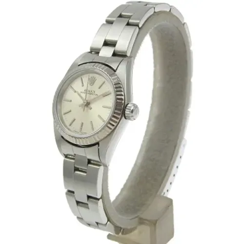 Pre-owned Stainless Steel watches , female, Sizes: ONE SIZE - Rolex Vintage - Modalova