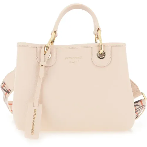 Fashion-Forward Pink Handbag , female, Sizes: ONE SIZE - Emporio Armani - Modalova
