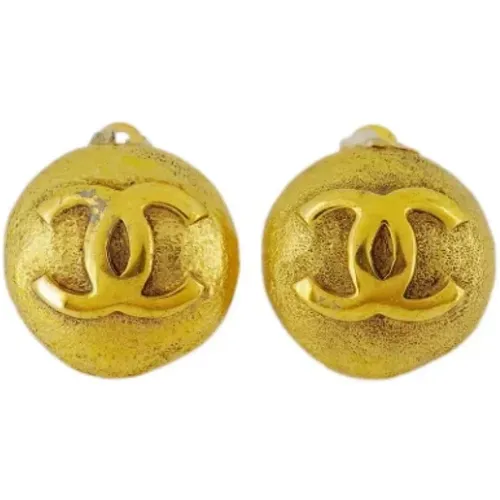 Pre-owned Fabric earrings , female, Sizes: ONE SIZE - Chanel Vintage - Modalova