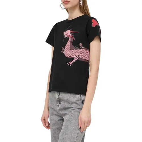 Quentin T-Shirt , female, Sizes: XS - pinko - Modalova