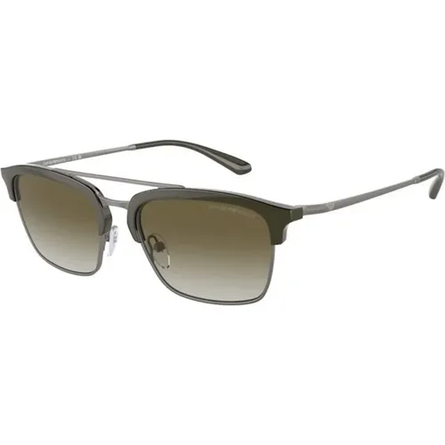 Grüne Verlauf-Sonnenbrille Ea4228 30038E - Emporio Armani - Modalova