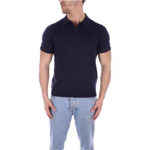Cotton Polo Shirt , male, Sizes: 2XL, 3XL, XL, L, M - Tagliatore - Modalova