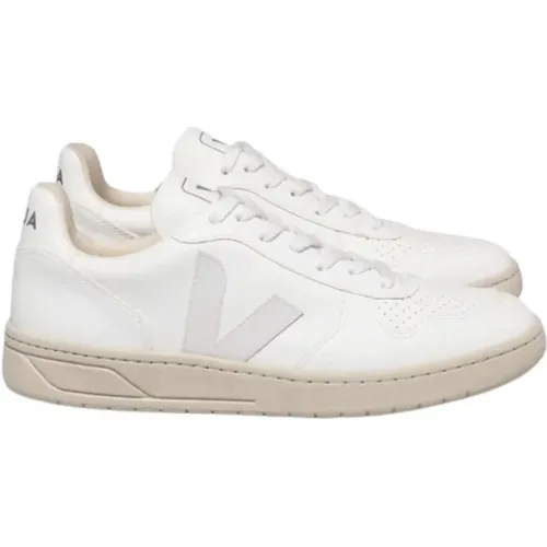 Leather Sneakers with Sporty Design , female, Sizes: 10 UK, 6 UK, 7 UK, 3 UK, 11 UK, 5 UK - Veja - Modalova