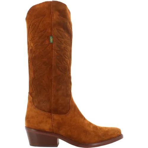 Cowboy Style Suede Boots for Women , female, Sizes: 7 UK, 5 UK, 6 UK - Dakota Boots - Modalova