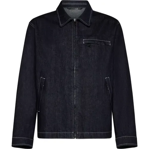 Stylish Shirt Jacket for Men , male, Sizes: L - Dolce & Gabbana - Modalova