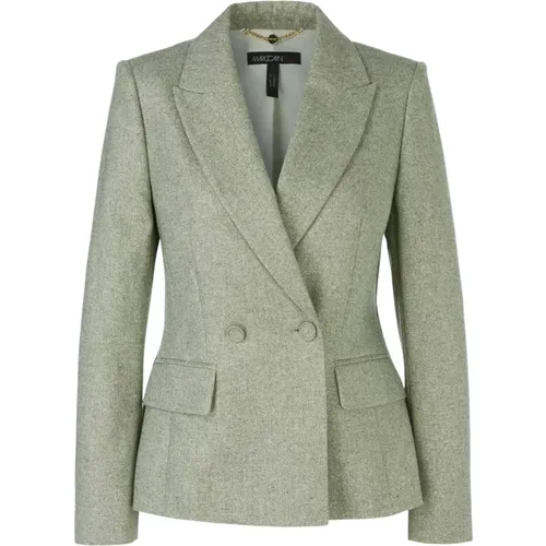 Herringbone Blazer with Gold Lurex Thread , female, Sizes: XL - Marc Cain - Modalova