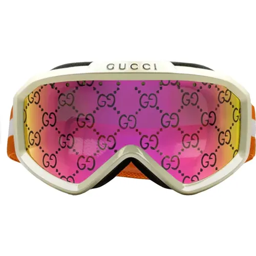 Monogrammed Shield Ski Goggles - Gucci - Modalova