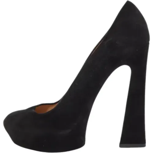 Pre-owned Suede heels , female, Sizes: 7 UK - Celine Vintage - Modalova