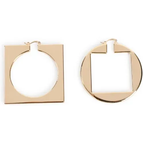 Moderne Metall Hoop Ohrringe - Jacquemus - Modalova