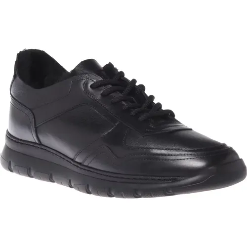 Trainers in black leather Baldinini - Baldinini - Modalova