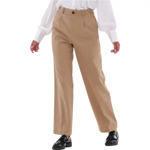 Silberne Hose Damen Pant , Damen, Größe: L - Vanessa Bruno - Modalova