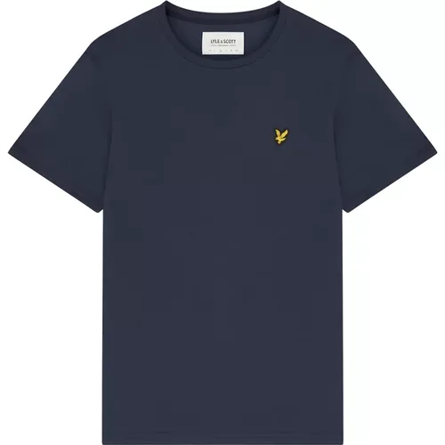 Einfarbiges T-Shirt , Herren, Größe: S - Lyle & Scott - Modalova