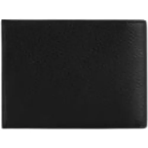 Soft Leather Wallet Card Holders , male, Sizes: ONE SIZE - Emporio Armani - Modalova