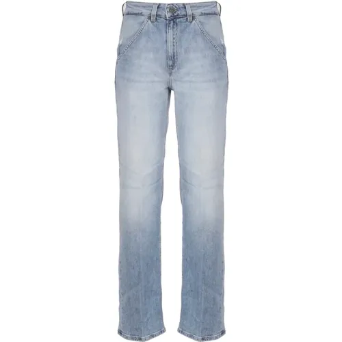 Blaue Gerades Jeans für Frauen , Damen, Größe: W27 - Dondup - Modalova