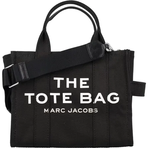 Schwarze Mini Tote Tasche mit Logo - Marc Jacobs - Modalova