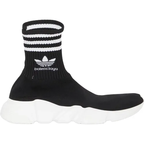 D Knit Sneakers with Sock Design , female, Sizes: 5 UK, 2 UK, 4 UK, 3 UK - Balenciaga - Modalova