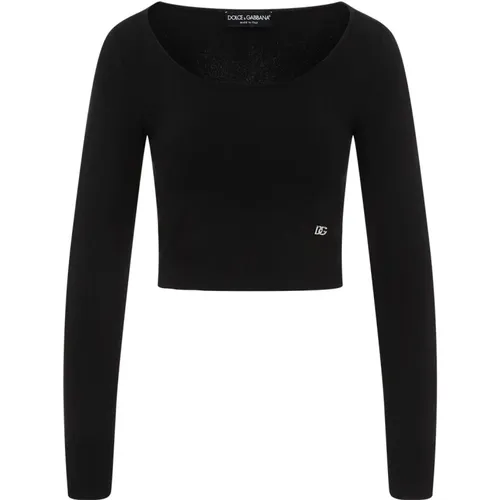 Nero Pullover Dolce & Gabbana - Dolce & Gabbana - Modalova