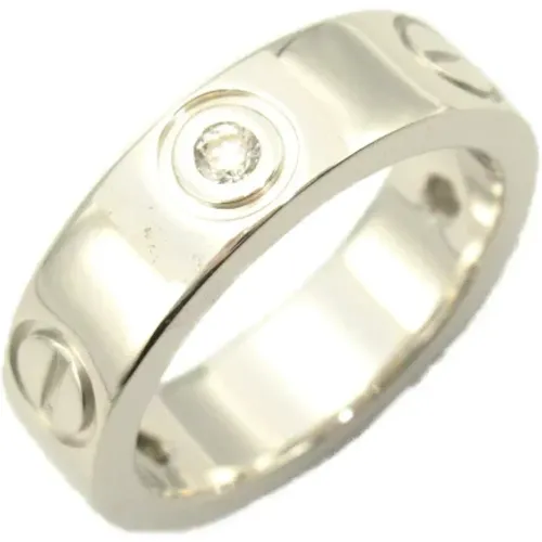 Pre-owned White Gold rings , female, Sizes: ONE SIZE - Cartier Vintage - Modalova