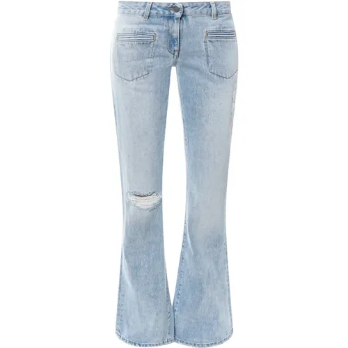 Flared Jeans , female, Sizes: W27, W26 - Palm Angels - Modalova