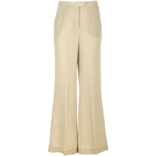 Dove Grey Trousers , female, Sizes: XS - Maliparmi - Modalova