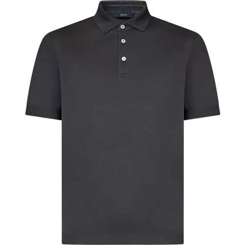 Tricot Polo Shirt , male, Sizes: XL, 2XL, M, S - Herno - Modalova