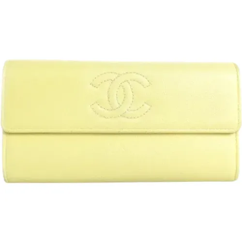 Pre-owned Leather wallets , female, Sizes: ONE SIZE - Chanel Vintage - Modalova