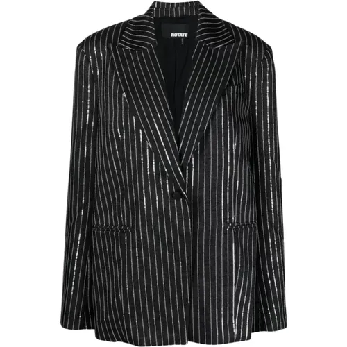 Sequin Twill Jacket , female, Sizes: XS - Rotate Birger Christensen - Modalova