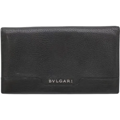 Pre-owned Leather wallets , female, Sizes: ONE SIZE - Bvlgari Vintage - Modalova