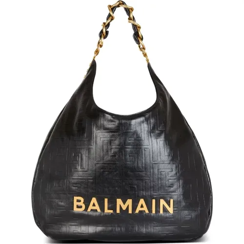 Hobo Bag , female, Sizes: ONE SIZE - Balmain - Modalova