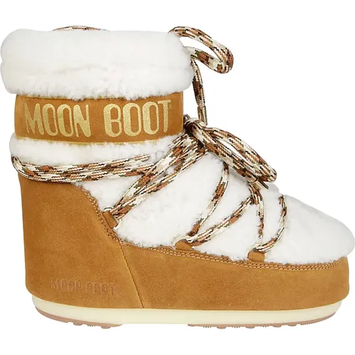 Shearling Winterstiefel Moon Boot - moon boot - Modalova