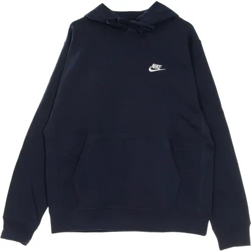 Midnight Navy Fleece Hoodie , Herren, Größe: XL - Nike - Modalova