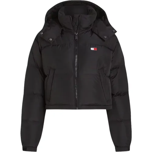 Kurze Daunenjacke für Kalte Tage , Damen, Größe: XS - Tommy Hilfiger - Modalova