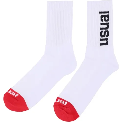 Giga Socks Weiße Baumwollmischung Socke - Usual - Modalova