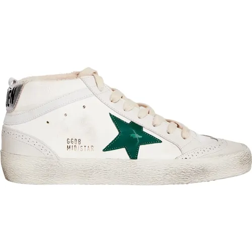 Mens Shoes Sneakers Green Silver Ss23 , male, Sizes: 7 UK - Golden Goose - Modalova