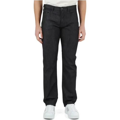 Regular Fit Five Pocket Jeans , male, Sizes: W33, W32, W31, W30, W34 - Emporio Armani - Modalova