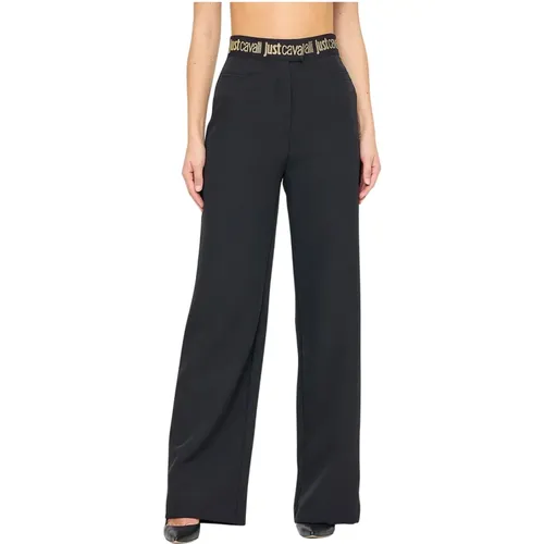 High-waisted Cady Bistretch Pants , female, Sizes: XS - Just Cavalli - Modalova