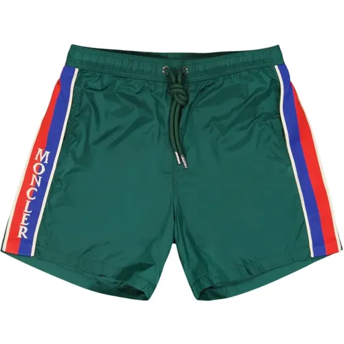 Nylon Swim Shorts Straight Cut , male, Sizes: M - Moncler - Modalova