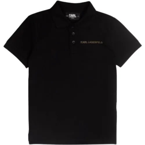 Klassisches Logo Polo Shirt - Karl Lagerfeld - Modalova