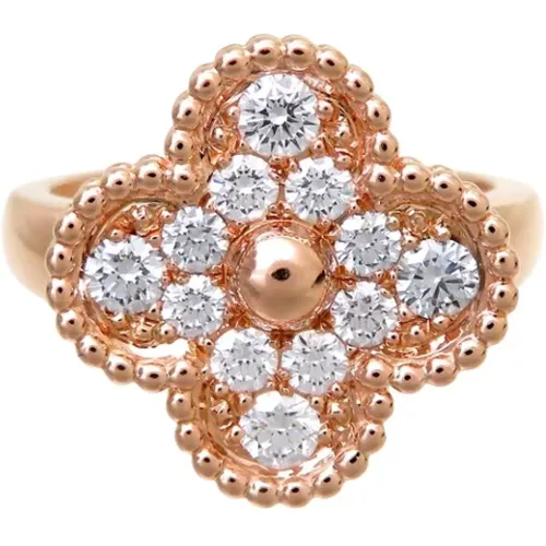 Pre-owned Rose Gold rings , female, Sizes: ONE SIZE - Van Cleef & Arpels Pre-owned - Modalova