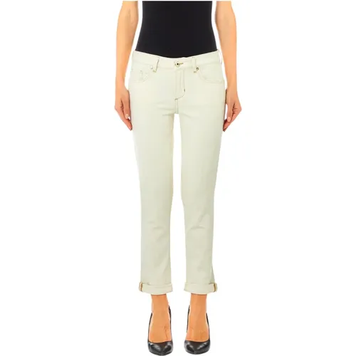 Slim Monroe Ivory Jeans , Damen, Größe: W30 - Liu Jo - Modalova