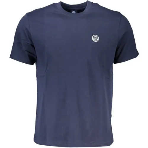 Kurzarm Logo T-Shirt , Herren, Größe: 2XL - North Sails - Modalova
