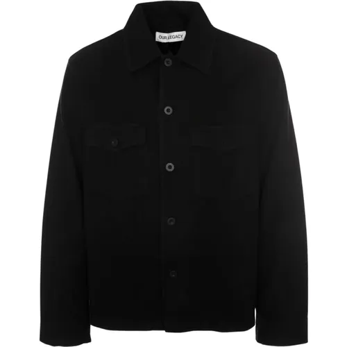 Classic Overshirt Evening Coach Jacket , male, Sizes: M, L, XL - Our Legacy - Modalova