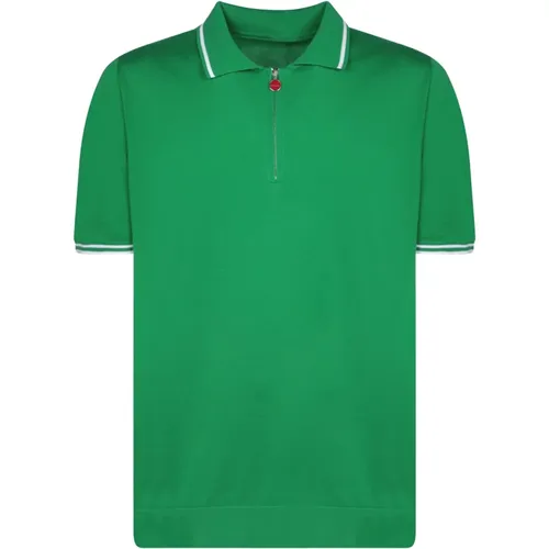 T-Shirts Polos for Men , male, Sizes: L, XL - Kiton - Modalova