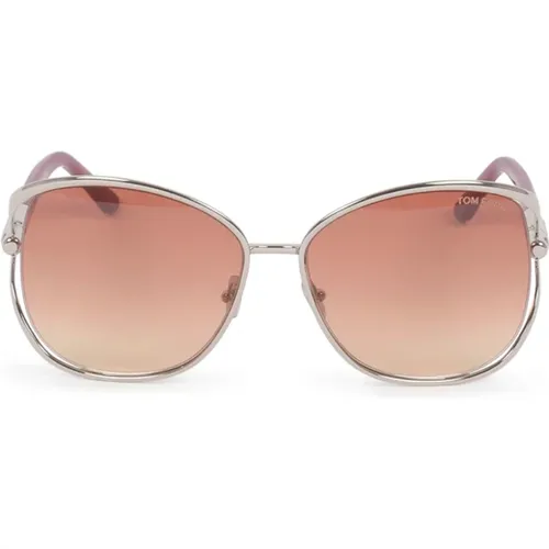 Metall Sonnenbrille für Männer und Frauen , Herren, Größe: ONE Size - Tom Ford - Modalova