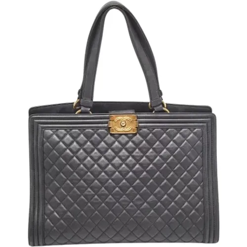 Pre-owned Leather totes , female, Sizes: ONE SIZE - Chanel Vintage - Modalova