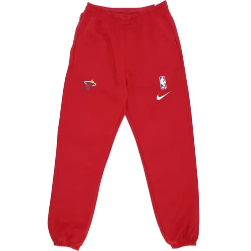 Miami Heat Basketball Tracksuit Pants , male, Sizes: XL, L, S - Nike - Modalova