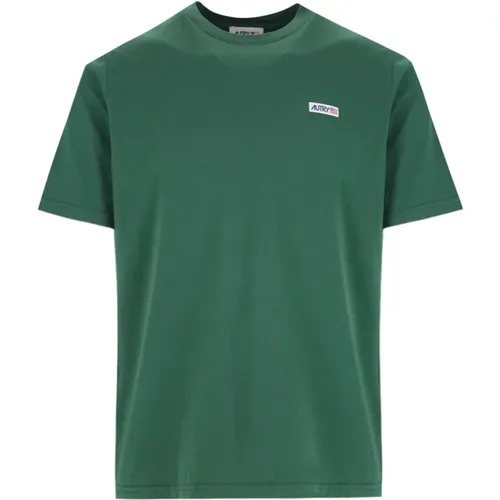Grünes T-Shirt mit U.s.a. Flaggen-Detail - Autry - Modalova