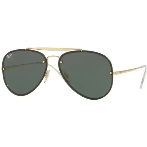 Gold Aviator Sunglasses , unisex, Sizes: 61 MM - Ray-Ban - Modalova
